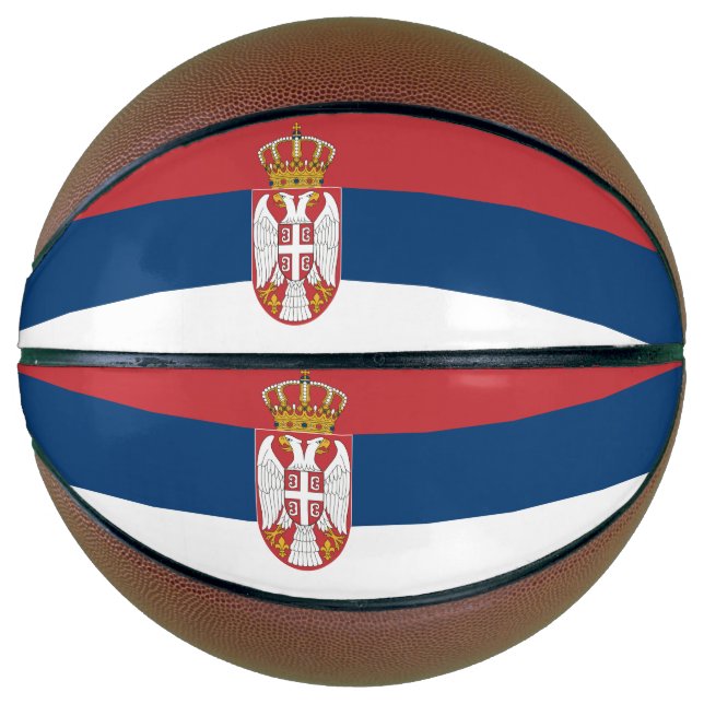 Serbia Flag Basketball (Front)