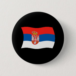 Serbia Flag Button