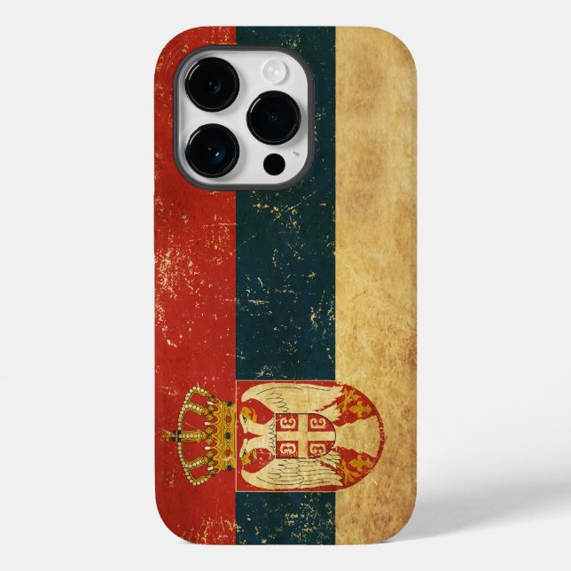 Serbia Flag Case-Mate iPhone Case (Back)