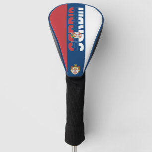 Serbia Flag Gorgeous Patriotic Golf Head Cover