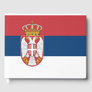 Serbia Flag Guest Book