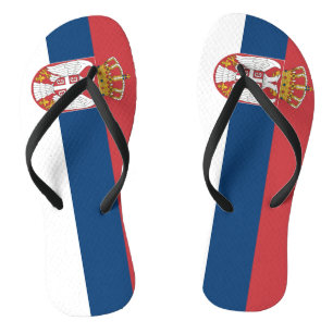 Serbia Flag Jandals