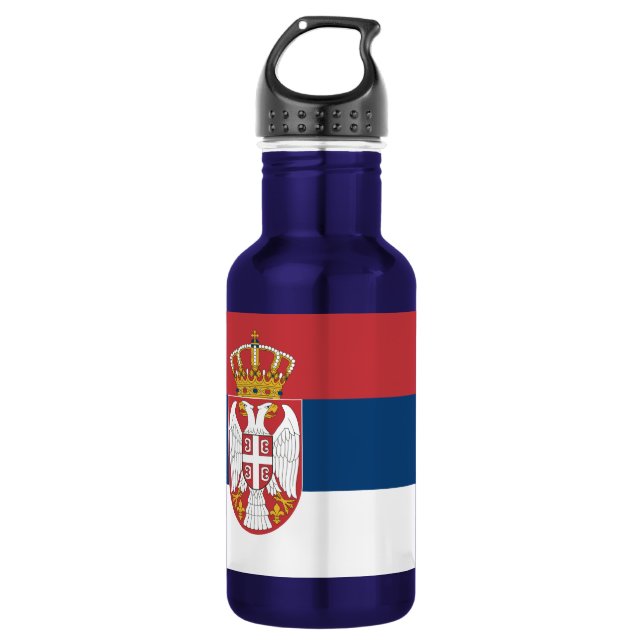 Serbia Flag Liberty Bottle (Front)