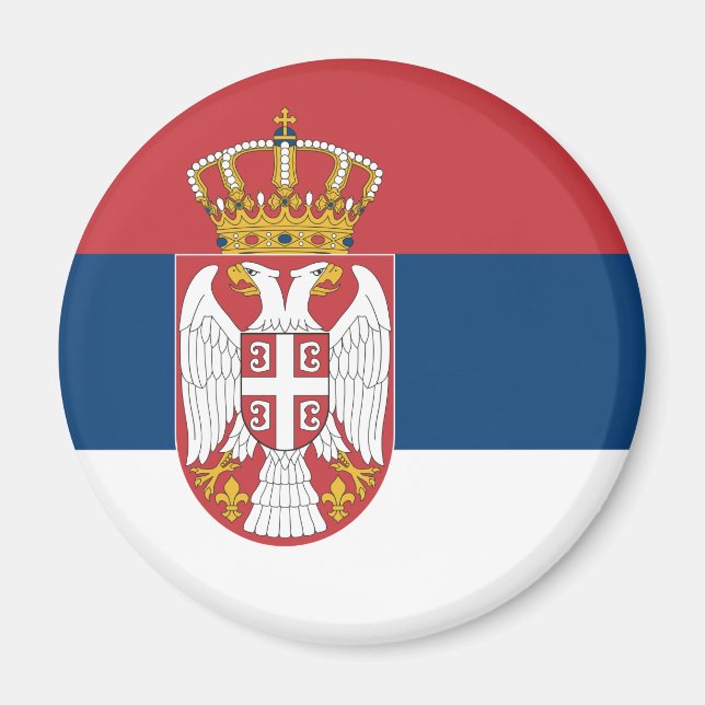 Serbia Flag Magnet (Front)
