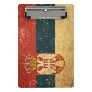 Serbia Flag Mini Clipboard