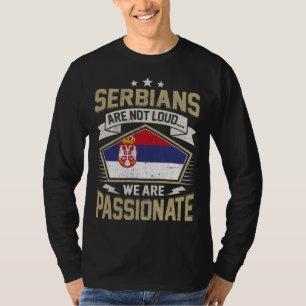 Serbia Flag Passionate Serbs Girls & Women T-Shirt