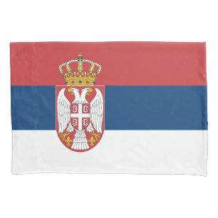 Serbia Flag Pillowcase