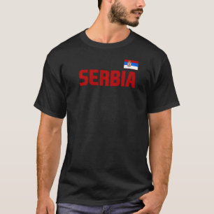 Serbia Flag Serbian Pride International Country T-Shirt