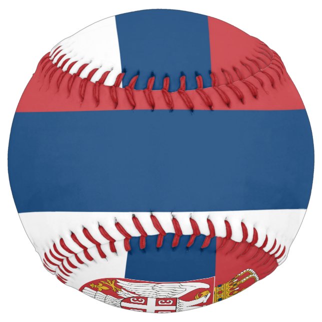 Serbia Flag Softball (Front)
