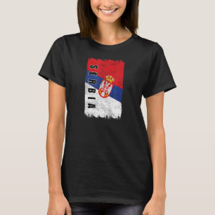Serbia flag Srbija Yugoslavia Belgrade T-Shirt