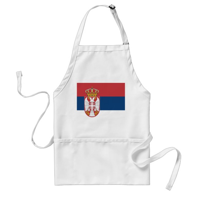 Serbia Flag Standard Apron (Front)