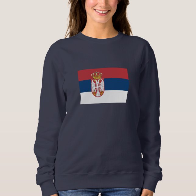 Serbia Flag Sweatshirt (Front)