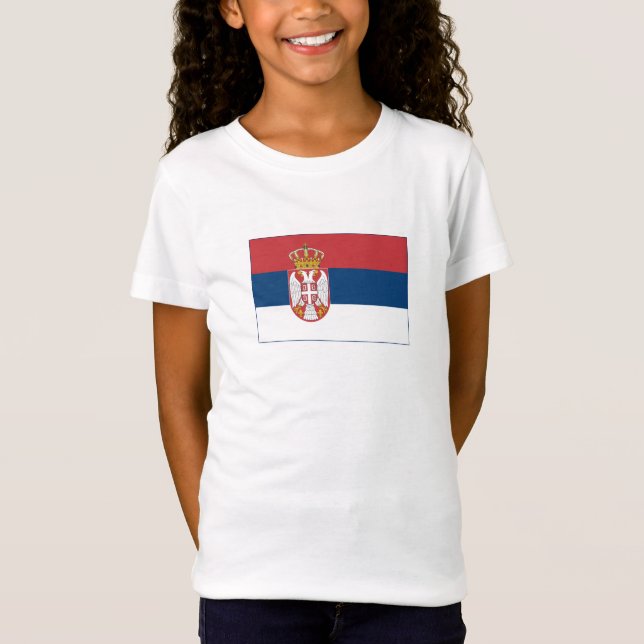 Serbia Flag T-Shirt (Front)