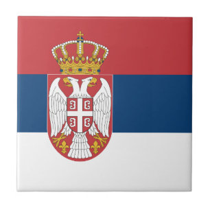 Serbia Flag Tile