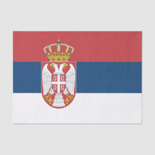 Serbia Flag Tissue Paper