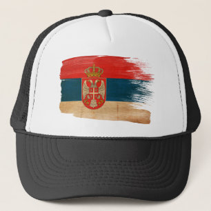 Serbia Flag Trucker Hat