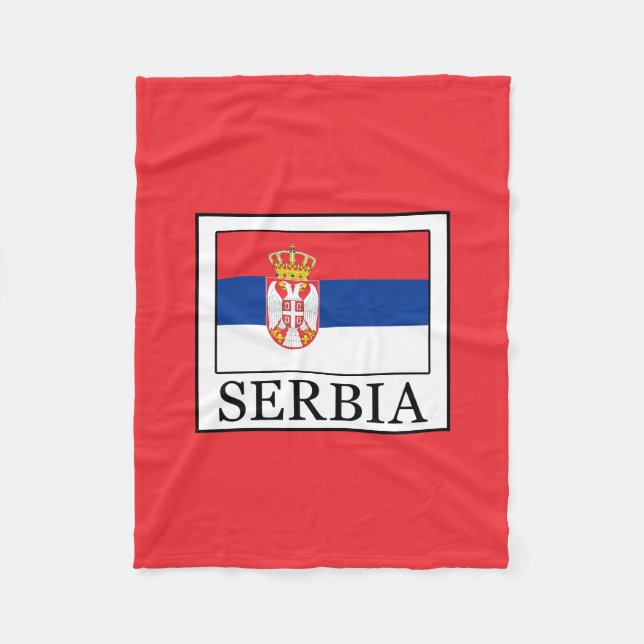 Serbia Fleece Blanket (Front)