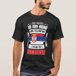Serbia In My Head T-Shirt