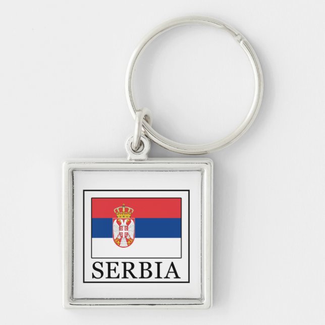 Serbia keychain (Front)