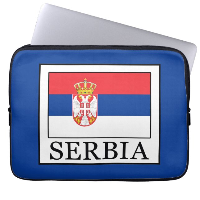 Serbia Laptop Sleeve (Front)