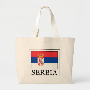 Serbia Large Tote Bag
