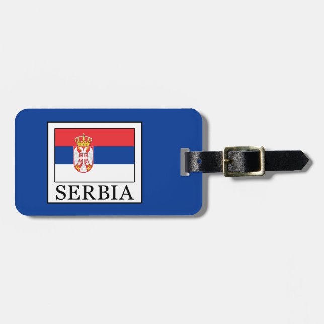 Serbia Luggage Tag (Front Horizontal)