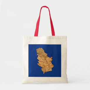 Serbia Map Bag