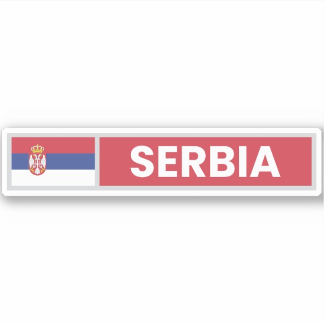 Serbia National Flag (Front)