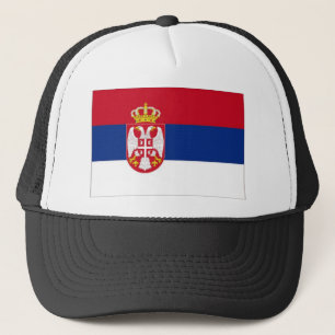 Serbia National Flag Trucker Hat