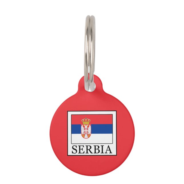 Serbia Pet Tag (Front)