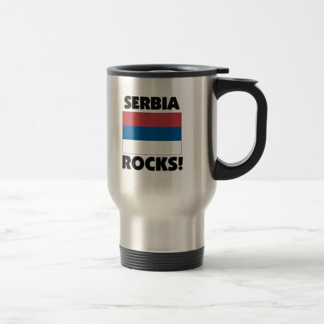 Serbia Rocks Travel Mug (Right)