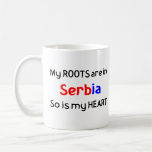 serbia roots coffee mug