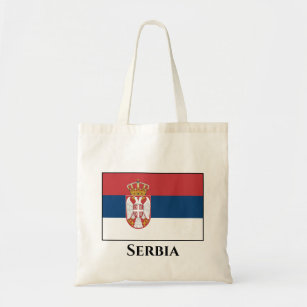 Serbia (Serbian) Flag Tote Bag