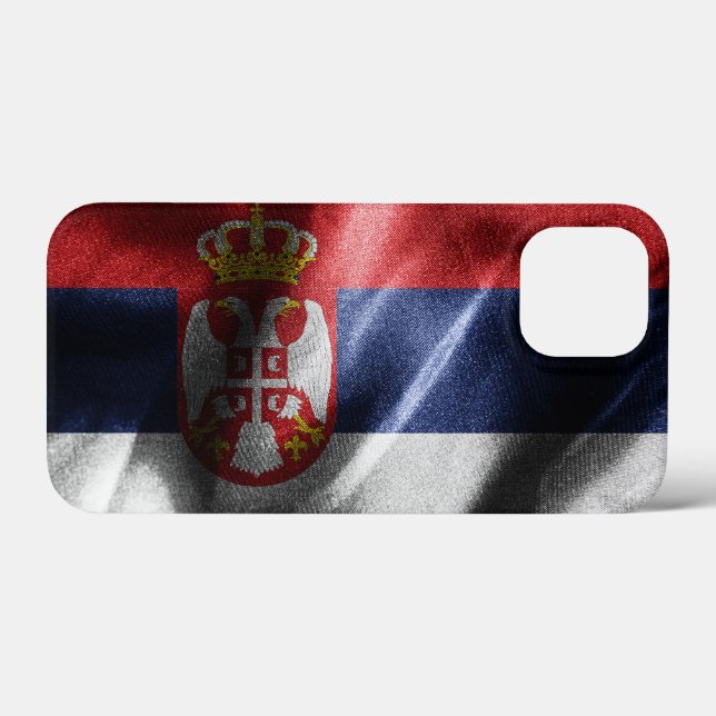 Serbia silk flag Case-Mate iPhone case (Back (Horizontal))