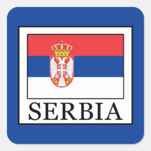 Serbia Square Sticker