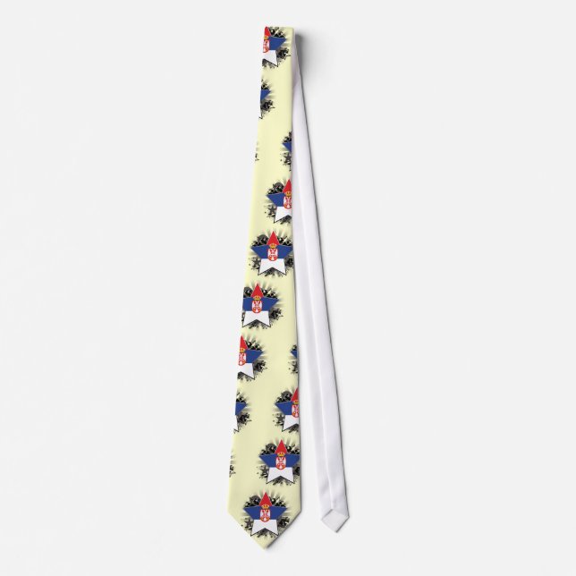 Serbia Star Tie (Front)