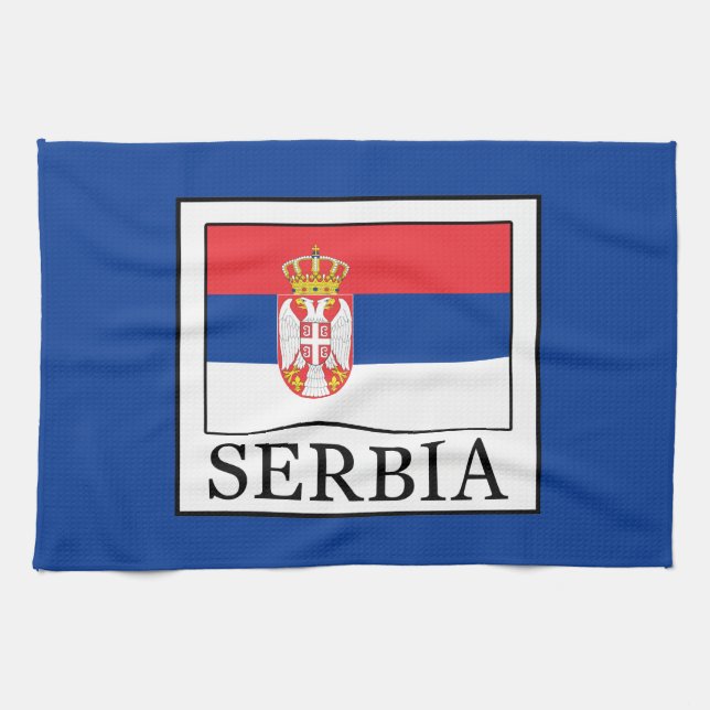 Serbia Tea Towel (Horizontal)