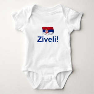 Serbia Ziveli! Baby Bodysuit