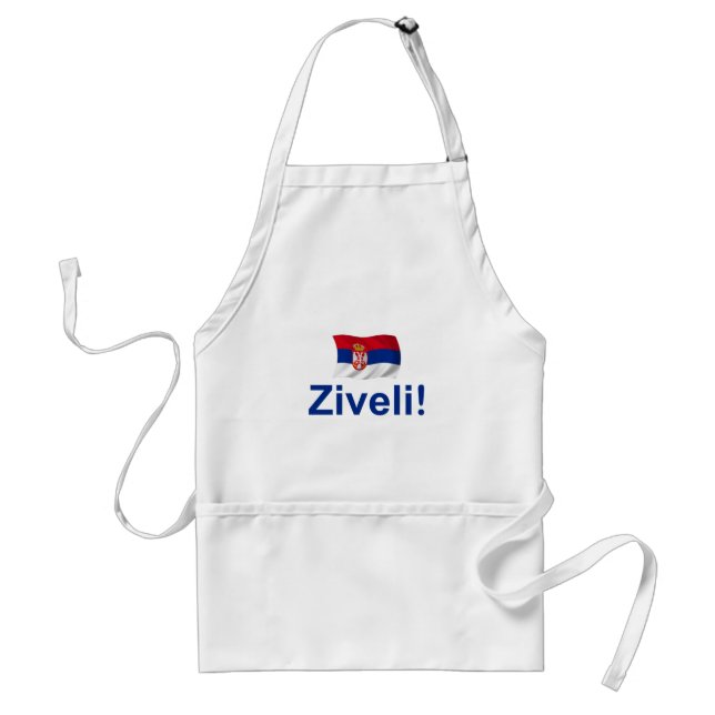 Serbia Ziveli! Standard Apron (Front)