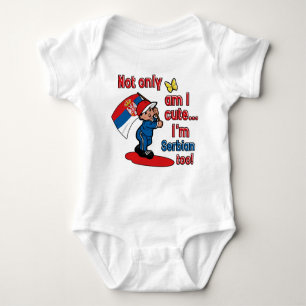 Serbian baby design baby bodysuit