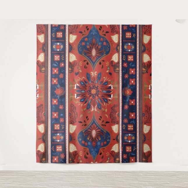 Serbian carpet pattern 7 tapestry (Front)