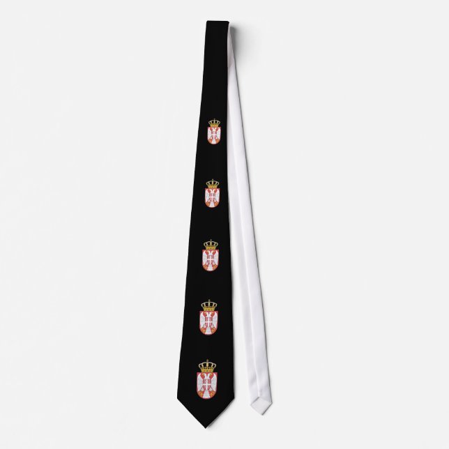 Serbian coat of arms tie (Front)