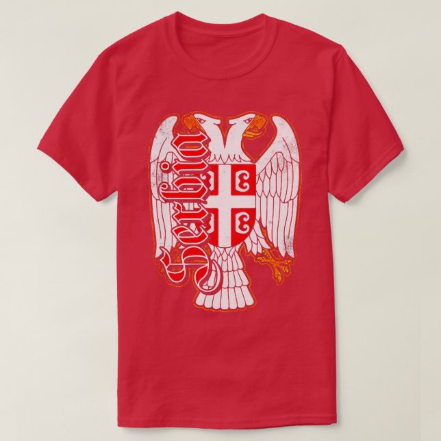 Serbian Eagle T-Shirt (Design Front)