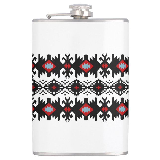 serbian etno T-Shirt Tote Bag Keychain Golf Hat Cl Hip Flask (Front)