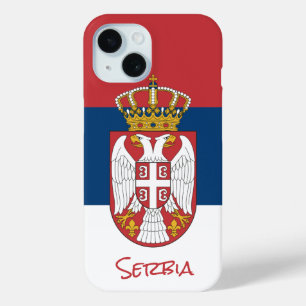 Serbian Flag Case, Serbia fashion / sports iPhone 15 Case
