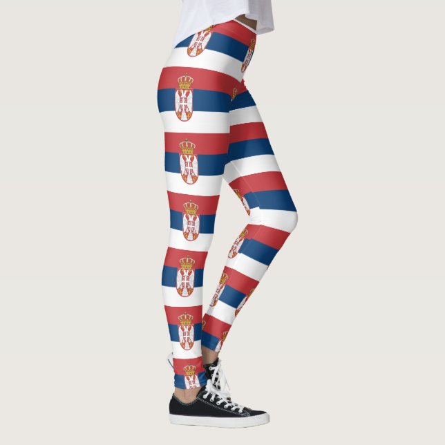 Serbian flag leggings (Right)