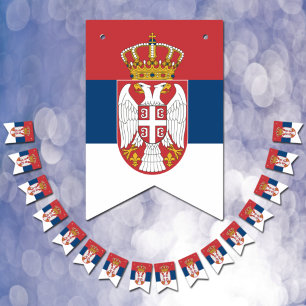 Serbian Flag & Party Serbia Banners /Weddings