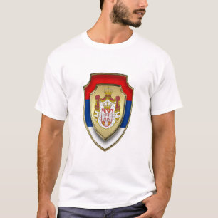 Serbian mediaeval shield  Serbia coat of arms new  T-Shirt
