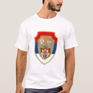 Serbian mediaeval shield Serbia coat of arms Srb T-Shirt