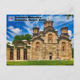 SERBIAN MONASTERIES - Gračanica orthodox Monastery Postcard